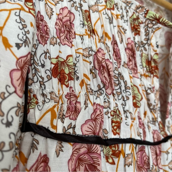 Umgee Boho Floral Tiered Dress - Picture 4 of 8